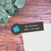 E-mailadres Faux Chalkboard Office Manager Naamplaatje