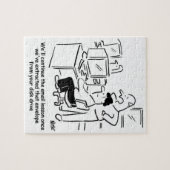 E-mailcomputerles mislukt legpuzzel (Horizontaal)