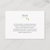 E-mailkaart voor Wildflower bruiloft Informatiekaartje (Voorkant)