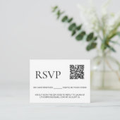 E-mailreactie op evenement Aangepaste QR-code Informatiekaartje (Staand voorkant)