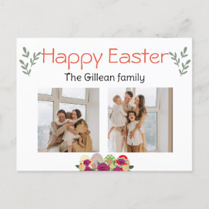 e-mails , leuk e-mailtje voor familie twee foto feestdagenkaart