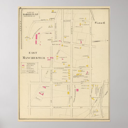 E Manchester, Bakerville, ard 6 Poster (Voorkant)