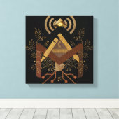 e-Mason 2014 Canvas Afdruk (Insitu (Houten vloer))