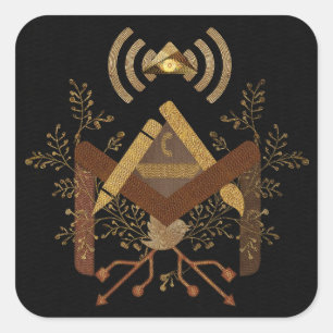 e-Mason 2014 Vierkante Sticker