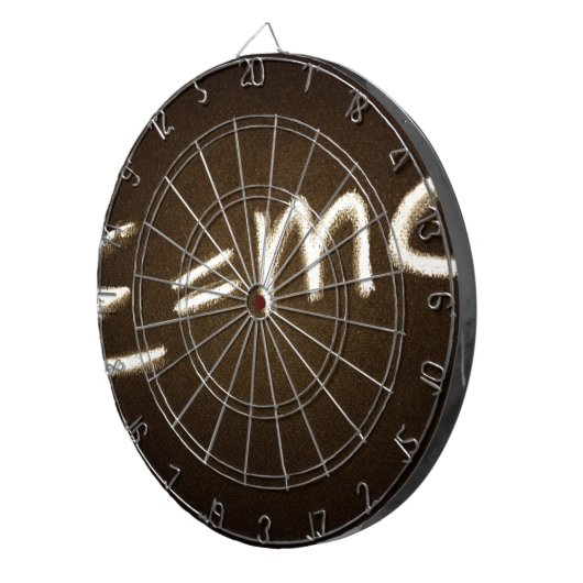 e=mc2... dartbord (Voorkant Rechts)