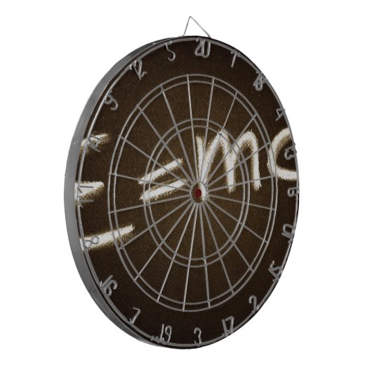 e=mc2... dartbord (Voorkant Links)