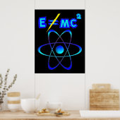 E = mc2 - Einstein had het mis! Poster (Keuken)