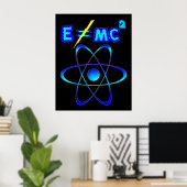 E = mc2 - Einstein had het mis! Poster (Thuiskantoor)