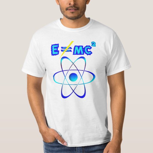 E = mc2 - Einstein had het mis! T-shirt (Voorkant)