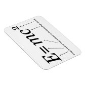 E=MC2 Einstein's Relativiteitstheorie Magneet (Rechterzijde)