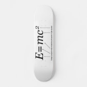 E=MC2 Einstein's Relativiteitstheorie Skateboard (Voorkant)
