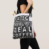 E = mc2 "Einsteinvergelijking" - licht Tote Bag (Dichtbij)