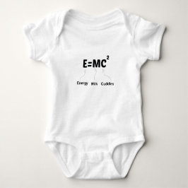 E=MC2 energie melk knuffels, Wetenschap baby cadea Romper