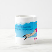 E=MC2: Energy=Mam x Caffeine kwadraat! Koffiemok (Center)