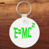 E=MC2 (groen) Sleutelhanger (Voorkant)