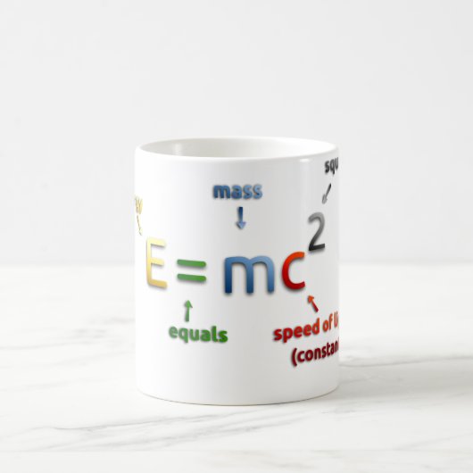 E=mc2 Koffiemok (Center)