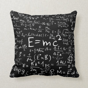 e=mc2 kussen