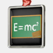 E=mc2 Metalen Ornament (Links)