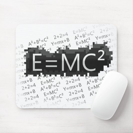 E=mc2 mousepad muismat (Met muis)