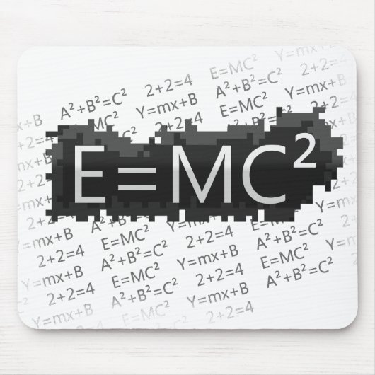 E=mc2 mousepad muismat (Voorkant)