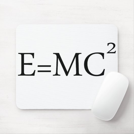 e=mc2 muismat (Met muis)