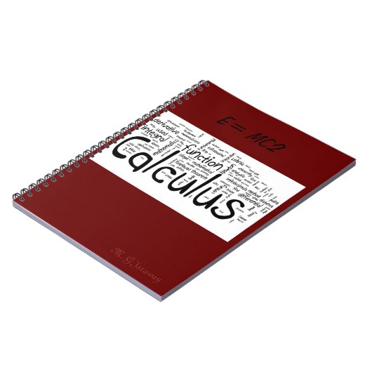 E=MC2 NOTITIEBOEK (Linkerzijde)