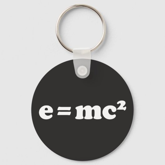 e = mc2 sleutelhanger (Voorkant)