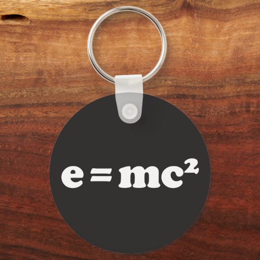 e = mc2 sleutelhanger (Voorkant)