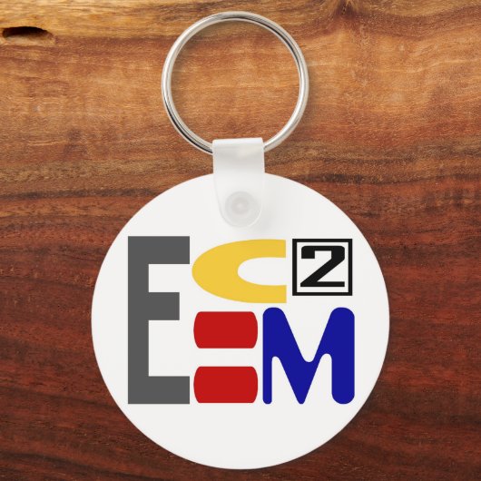 E=MC2 SLEUTELHANGER (Voorkant)