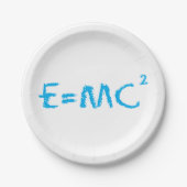E=MC2 Smart Kind Papieren Bordje (Voorkant)