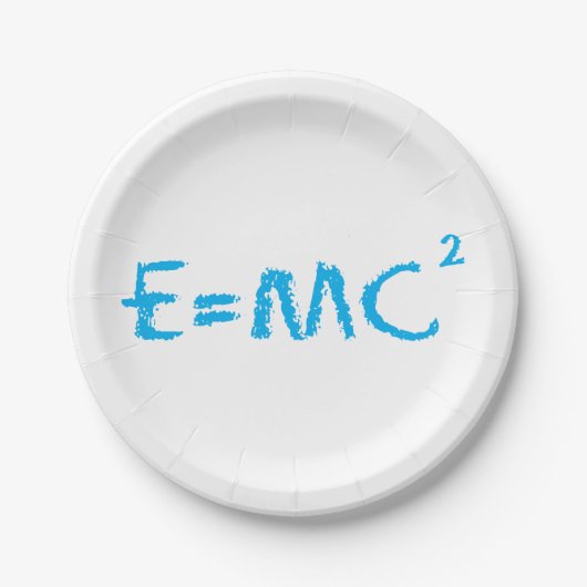 E=MC2 Smart Kind Papieren Bordje (Voorkant)