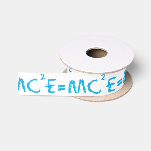 E=MC2 Smart Kind Satijnen Lint (Spoel)