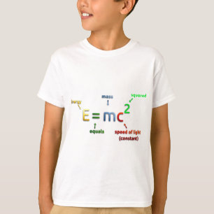 E = MC^2. E staat voor MC Squared T-shirt