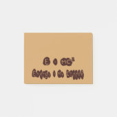E=MC Coffee Post-it® Notes (Voorkant)