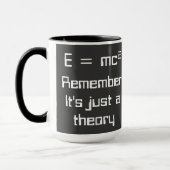 E=mc². Einstein's relativiteitstheorie op een mok! Mok (Links)