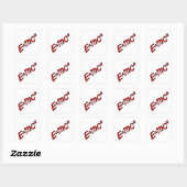 E = mc² – Genieus Modus Aan Vierkante Sticker (Vel)