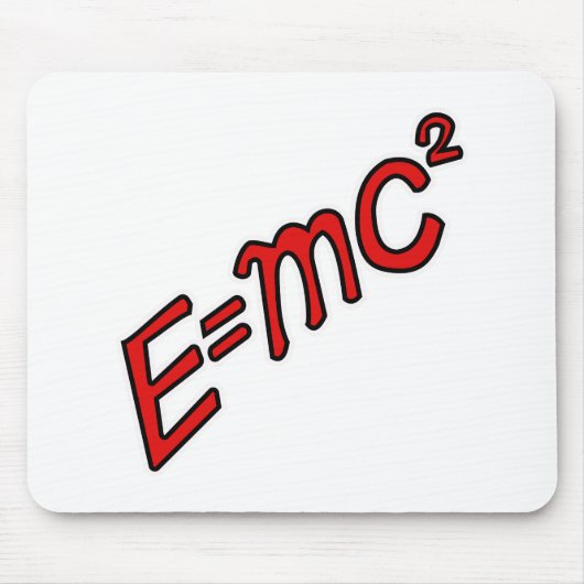 E = mc² – Genius Mode On Muismat (Voorkant)