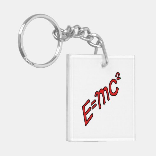 E = mc² – Genius Mode On Sleutelhanger (Voorkant Links)