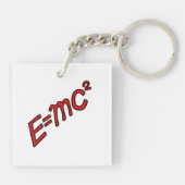 E = mc² – Genius Mode On Sleutelhanger (Achterkant)