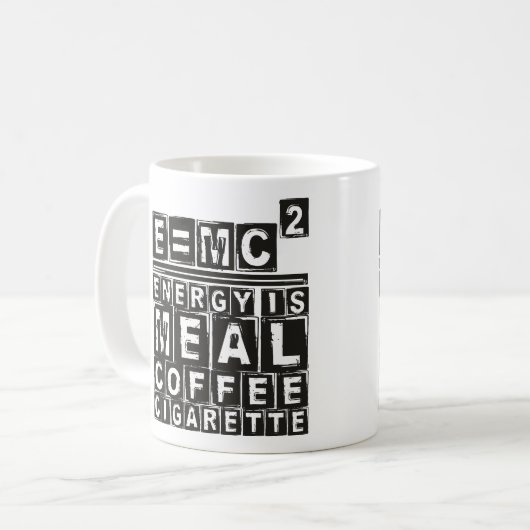 E=mc² Koffiemok (Voorkant links)