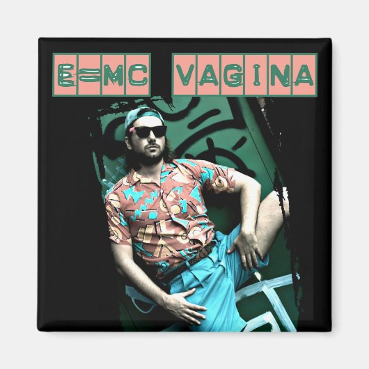 e=mcvagina magneet (Voorkant)