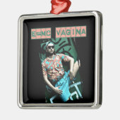 e=mcvagina metalen ornament (Links)