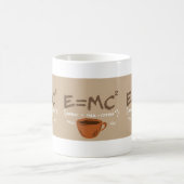 E = Melk × Coffee² Grappige Energie Vergelijking M Koffiemok (Center)