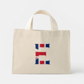 E Monogram afgedekt op vlag ttcn van de Unie Mini Tote Bag (Achterkant)