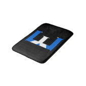 E Monogram bedekt met Schotse vlag bmcnt Badmat (Gekanteld)