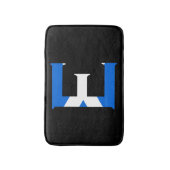 E Monogram bedekt met Schotse vlag bmcnt Badmat (Voorkant Verticaal)