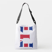 E Monogram bedekt op Union Jack Flag cbbcnt Crossbody Tas (Achterkant)
