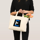 E Monogram overgeheveld op de Schotse vlag ttcn Mini Tote Bag (Voorkant (product))