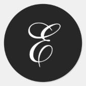 E Monogram Stickers (Voorkant)