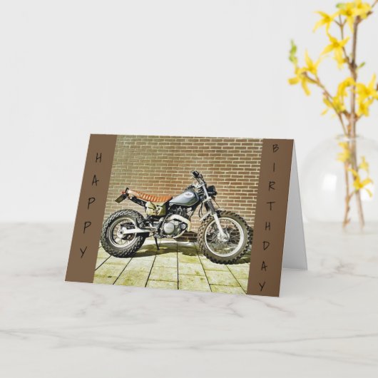 ***E N J O Y the RIDE*** ON UW ***BIRTHDAY** Kaart (Gele Bloem)